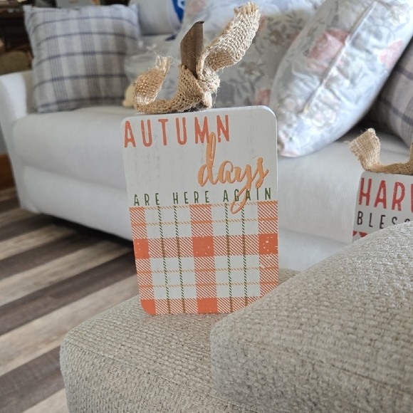 Autumn Plaid Decor 🍁🍂🍁 - Picture 1 of 4
